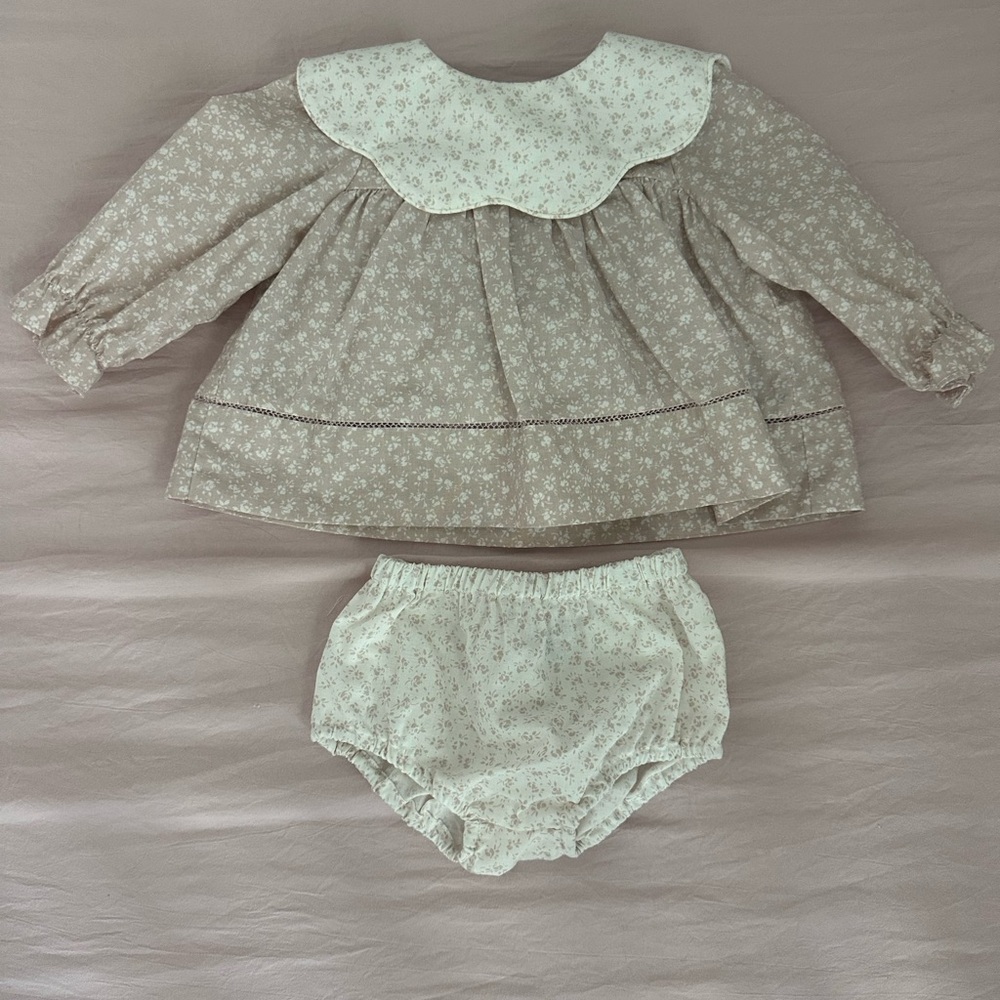 LIKE NEW Sophie & Lucas Heirloom Floral Baby Set